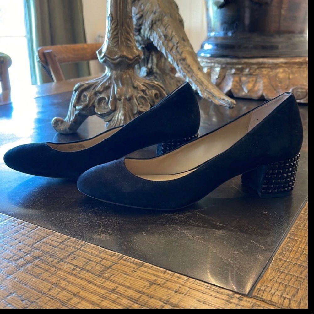 MICHAEL KORS BLACK SUEDE SHOES